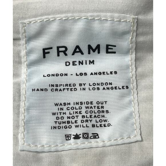 11-7 FRAME Men's Jeans L'Homme Slim Paint Splatter Size 31 - Picture 8 of 10